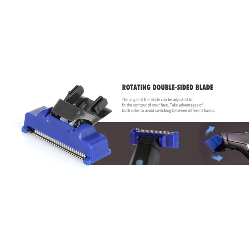 (2-6 DB) Cserefej férfi borotvafej Elektromos borotva Solo Trimmer Mikrovágó Cserefej rozsdamentes acél borotválkozás