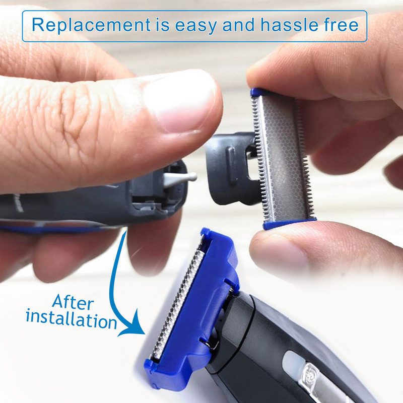 Ανταλλακτική κεφαλή για ξυριστική μηχανή κοπής κεφαλής σόλο ξυραφάκι Καθαρισμός κεφαλής γένια κεφαλή ξυρίσματος