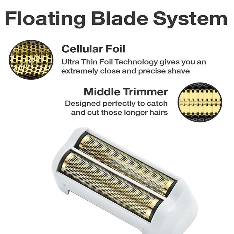 Pachet de 2 folii și freze de înlocuire pentru aparatul de ras Profoil pentru aparatul de ras Andis 17150(TS-1) Profoil cu litiu