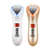 Ultrahangos krioterápiás gép LED Hot Cold Hamme arc lifting vibrációs masszírozó öregedésgátló bőrfeszesítő szépségápolási eszköz
