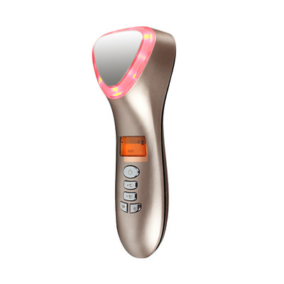 Ultrahangos krioterápiás gép LED Hot Cold Hamme arc lifting vibrációs masszírozó öregedésgátló bőrfeszesítő szépségápolási eszköz