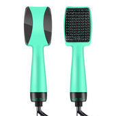 2 в 1 Електрически вентилатор Гребен Сешоар Четки Държач за изправяне Горещ стайлинг