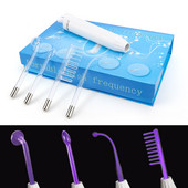 Nagyfrekvenciás arcápoló gép eszköz Sugáreltávolító Ráncok Akne eszköz Bőr Beauty Spa Elektroterápiás cső Pálca Üveg D'arsonval