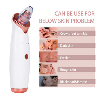 Μηχάνημα καθαρισμού προσώπου Remover Blackhead Vacuum Electric Nose Beauty Deep Cleansing for Skin Care Μαύρες κηλίδες Καθαριστικό πόρων ακμής