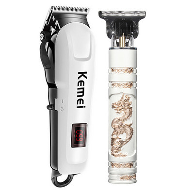 Clipper Elektrinė skutimosi mašinėlė vyriška 3 dalių rinkinys Profesionalios plaukų kirpimo mašinėlės USB įkrovimasClipper elektrinis skustuvas vyriškas kirptuvas