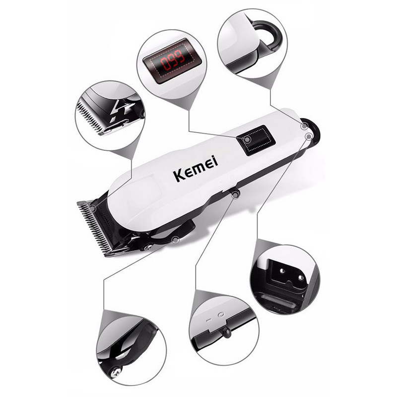 Clipper Elektrinė skutimosi mašinėlė vyriška 3 dalių rinkinys Profesionalios plaukų kirpimo mašinėlės USB įkrovimasClipper elektrinis skustuvas vyriškas kirptuvas