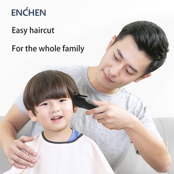 ENCHEN Sharp3 Hairdresser Electric Hair Clipper Barber Επαγγελματική Επαναφορτιζόμενη Ασύρματη Κουρευτική για Ενήλικα Παιδιά Πρωτότυπο