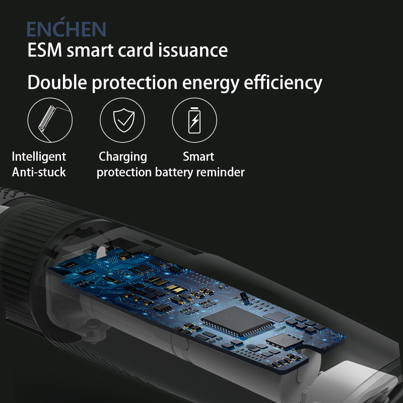 ENCHEN Sharp3 Fodrász Elektromos Hajvágó Fodrász Professzionális Újratölthető Akkus Trimmer Felnőtt Gyermekeknek Eredeti