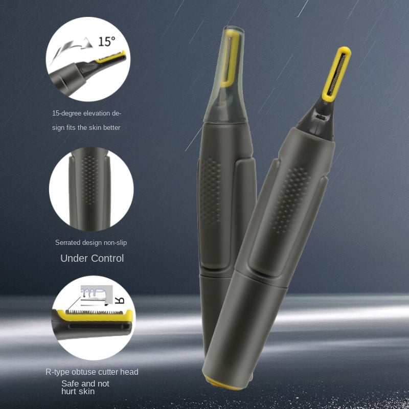 Trimmer electric pentru bărbierit pentru nas pentru urechi, pentru îngrijirea feței în siguranță, pentru bărbierit, pentru îndepărtarea părului, bărbierit