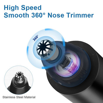 SONOFLY Nose Hair Trimmer Επαναφορτιζόμενη ηλεκτρική αφαίρεση μαλλιών για το αυτί προσώπου λαιμού για άνδρες αδιάβροχη φορητή μηχανή ξυρίσματος SF-M1