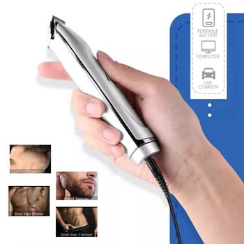 Kemei Pro Beard & Hair Trimmer For Men Grooming Electric Face Trimmer Body Rechargeable Clipper Hair cutting Machine Lithium