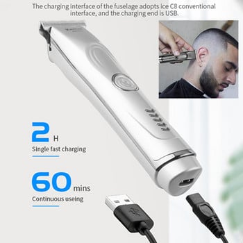 Kemei Pro Beard & Hair Trimmer For Men Grooming Electric Face Trimmer Body Rechargeable Clipper Hair cutting Machine Lithium