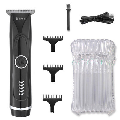 Kemei Pro Beard & Hair Trimmer For Men Grooming Electric Face Trimmer Body Rechargeable Clipper Hair cutting Machine Lithium