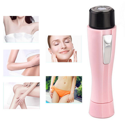 Protable 2 az 1-ben elektromos epilátor szemöldökvágó női test arcra ajakrúzs formájú fájdalommentes szőrtelenítő női borotva