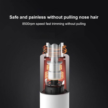 Huanxing HN1 Electric Nose Hair Trimmer Φορητή ξυριστική μηχανή αυτιών μύτης HN3 Electric Clipper Αδιάβροχο Safe Removal Cleaner Men