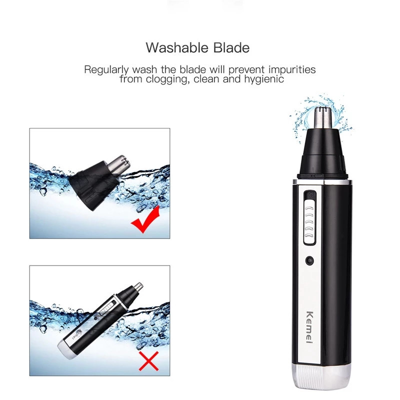 4 u 1 profesionalni električni punjivi trimer za šišanje dlačica u nosu i ušima Brijač Temple Cut Alati za osobnu njegu za muškarce