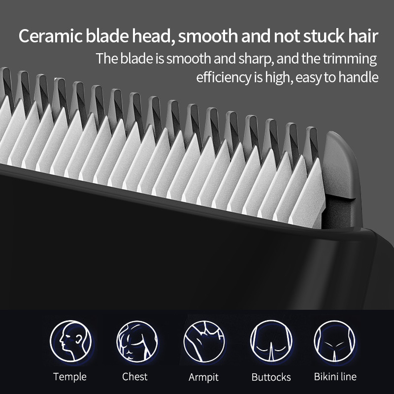 Vyriška elektrinė kirkšnių plaukų kirpimo mašinėlė gaktos plaukų kirpimo mašinėlė kūno priežiūros kirpimo mašinėlė vyrams bikinio epiliatorius įkraunamas skustuvas