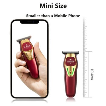 Mini Professional Haircut Trimmer Powerful Men 0 MM R Blade Electric Clipper Charging Barber Haircut Machine Machine Ξυριστική μηχανή