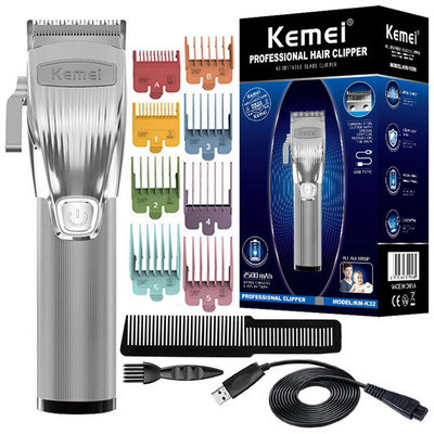 Kemei K32&i32 Professional Cordless Επαναφορτιζόμενη Κουρευτική για Άντρες Beard Grooming Electric Hair Clipper Machine Κομμωτική