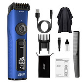 Seago Electric Cordless Hair Clipper Machine Επαγγελματική κουρευτική μηχανή για άνδρες με επαναφορτιζόμενη οθόνη LCD πλήρες σετ