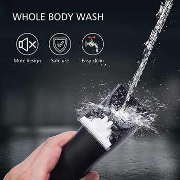 Electric Body Groomer Pubic Hair Trimmer για άντρες Μπάλες Χρονοδιακόπτης μαλλιών Ανδρικά ευαίσθητα Ιδιωτικά μέρη Ξυράφι Sex Place Κούρεμα μαλλιών