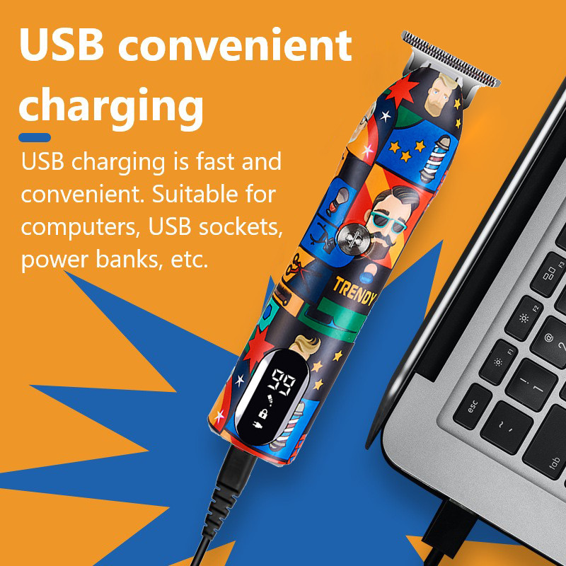 Brijač Profesionalni aparat za šišanje Punjivi Graffiti Električni završni stroj za rezanje Trimer za bradu Brijač Bežični rad