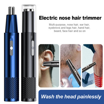 Електрически машинка за подстригване на носа, ушите, космите, машина за подстригване, машина за подстригване на лицето, шията, машина за подстригване на вежди, самобръсначка за мъже, жени, чист тример, машина за премахване на бръснач