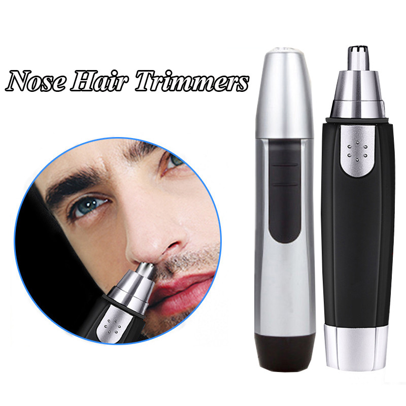 Električni trimer za nos, nos, uho, dlačice, alat za šišanje nosa, šišač za uši, lice, čist trimer za uklanjanje brijača za brijanje, trimer za nos bez baterije