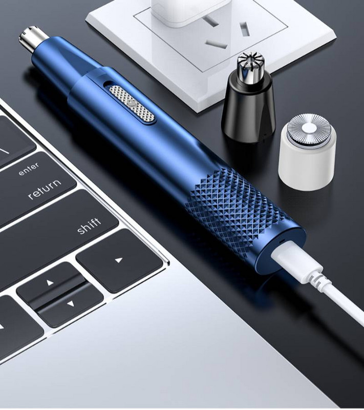 Elektrinė nosies plaukų kirpimo mašinėlė su USB įkraunama, paprasta naudoti vyrams, automatiškai plaunami elektriniai skutimosi įrankiai