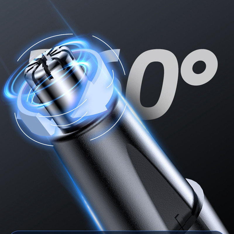 Elektrinė nosies plaukų kirpimo mašinėlė su USB įkraunama, paprasta naudoti vyrams, automatiškai plaunami elektriniai skutimosi įrankiai