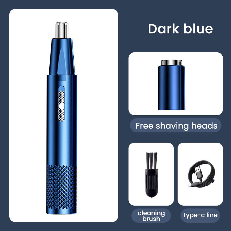 Elektrinė nosies plaukų kirpimo mašinėlė su USB įkraunama, paprasta naudoti vyrams, automatiškai plaunami elektriniai skutimosi įrankiai