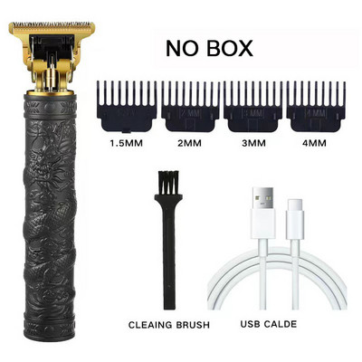 Vintage T9 električni trimer za muškarce, bežični aparat za šišanje, profesionalni aparat za brijanje, stroj za šišanje brade, brijač, punjivi