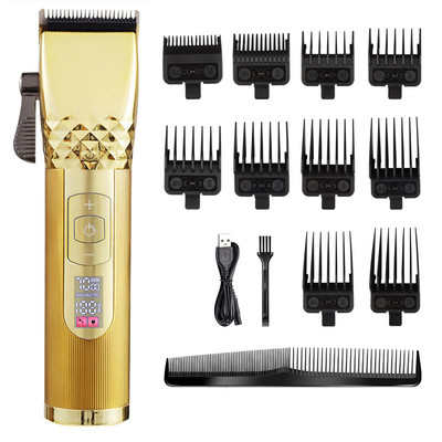 2022. Novi profesionalni komplet aparata za šišanje Punjiva električna T9 mašina za šišanje Trimer za bradu Brijač Bežična brijačnica