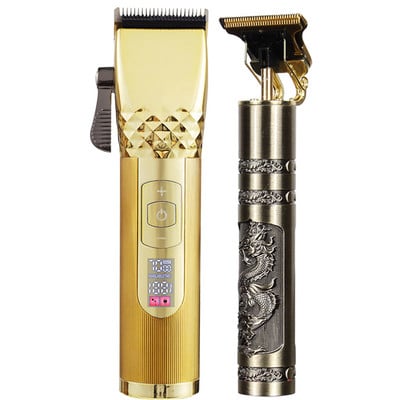 2022. Novi profesionalni komplet aparata za šišanje Punjiva električna T9 mašina za šišanje Trimer za bradu Brijač Bežična brijačnica