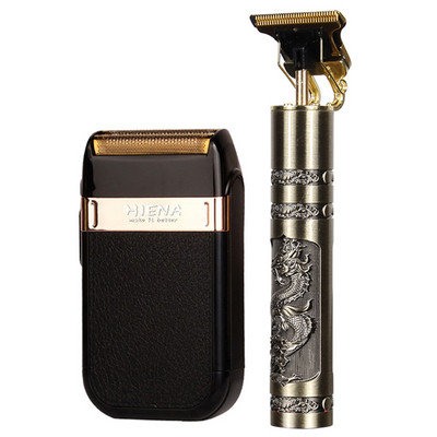 2022. Novi profesionalni komplet aparata za šišanje Punjiva električna T9 mašina za šišanje Trimer za bradu Brijač Bežična brijačnica