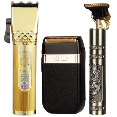 2022. Novi profesionalni komplet aparata za šišanje Punjiva električna T9 mašina za šišanje Trimer za bradu Brijač Bežična brijačnica