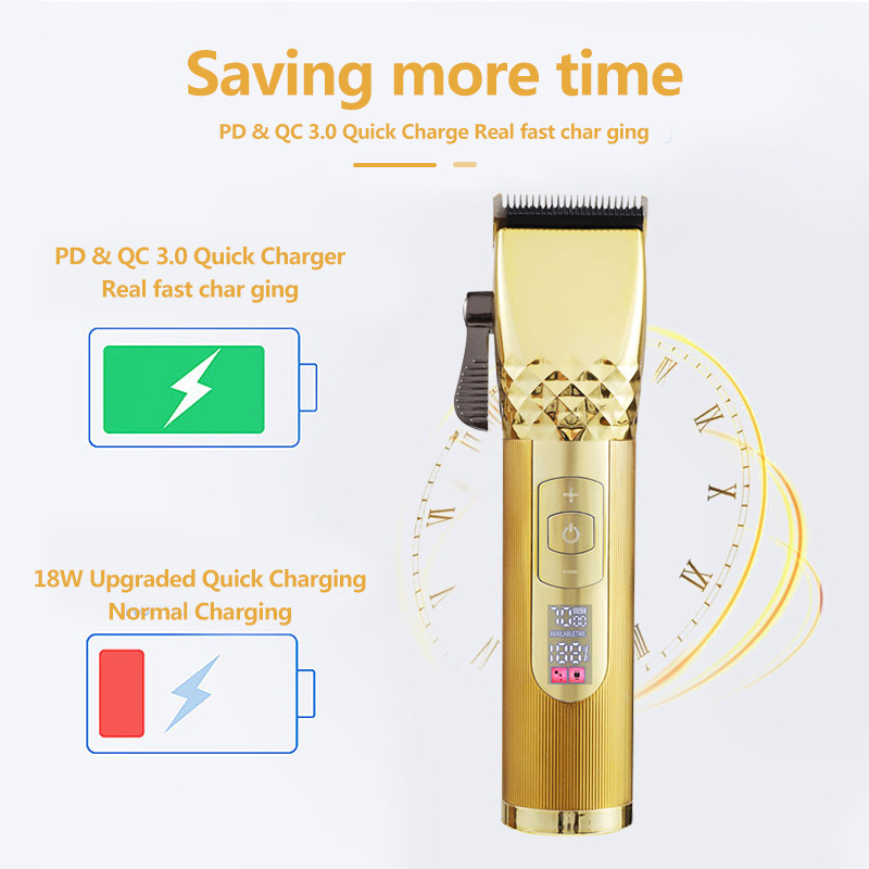 2022. Novi profesionalni komplet aparata za šišanje Punjiva električna T9 mašina za šišanje Trimer za bradu Brijač Bežična brijačnica