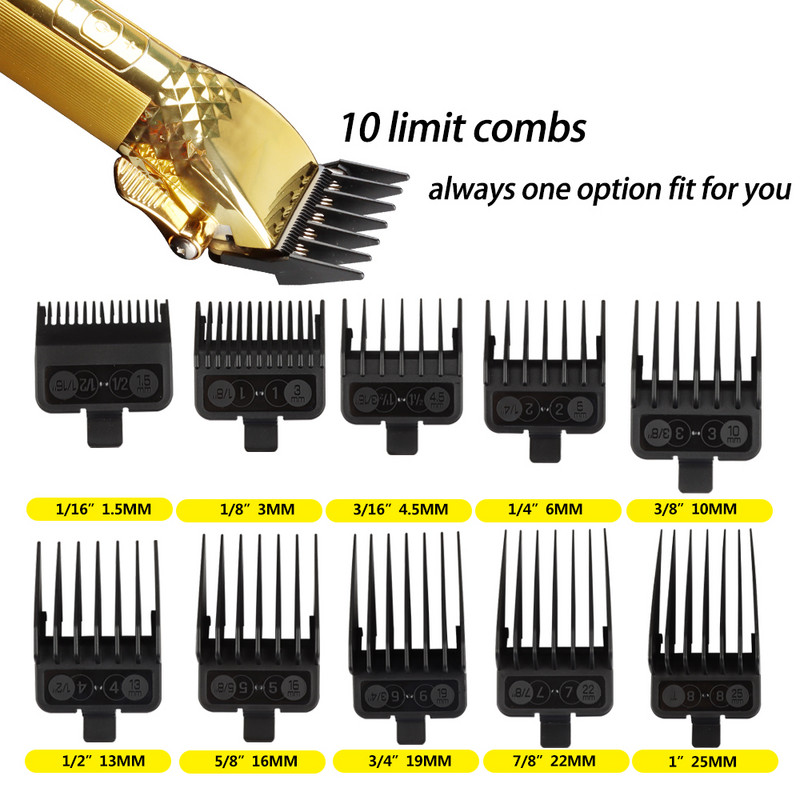 2022. Novi profesionalni komplet aparata za šišanje Punjiva električna T9 mašina za šišanje Trimer za bradu Brijač Bežična brijačnica