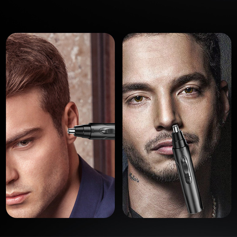 Trimmer electric negru pentru tuns nas Aparat de ras electric Trimmer pentru tuns nas foarfece