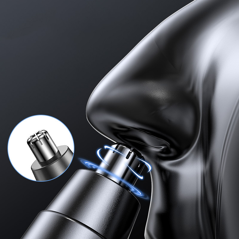 Trimmer electric negru pentru tuns nas Aparat de ras electric Trimmer pentru tuns nas foarfece