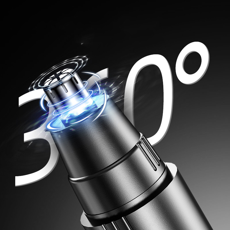 Trimmer electric negru pentru tuns nas Aparat de ras electric Trimmer pentru tuns nas foarfece