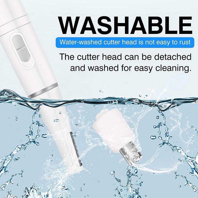 2 u 1 trimer za dlačice u nosu za muškarce Profesionalni bezbolni trimer za obrve Električni brijač za uklanjanje dlačica s lica za žene Alat za šminkanje