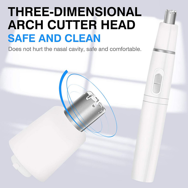 2 u 1 trimer za dlačice u nosu za muškarce Profesionalni bezbolni trimer za obrve Električni brijač za uklanjanje dlačica s lica za žene Alat za šminkanje
