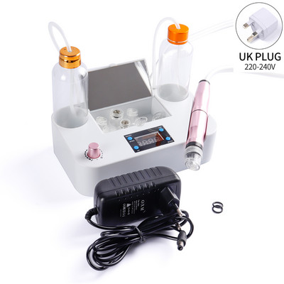 2 AZ 1-BEN Oxigén permetező kis buborékos szépségkészülék vízinjekciós Hydro Jet mitesszer eltávolító bőrfiatalító arcbőr ápolás