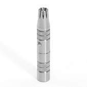 Novi prijenosni trimer za ručno uklanjanje dlačica u nosu od nehrđajućeg čelika Brijač za brijanje Rotirajući brijač za uši i nos