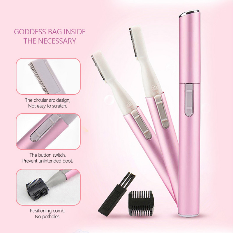 Praktične električne škare za lice i obrve Trimer za kosu Mini prijenosni ženski aparat za brijanje tijela Oštrica za uklanjanje Oštrica Epilator