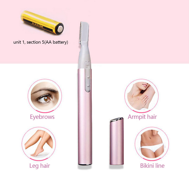 Praktične električne škare za lice i obrve Trimer za kosu Mini prijenosni ženski aparat za brijanje tijela Oštrica za uklanjanje Oštrica Epilator