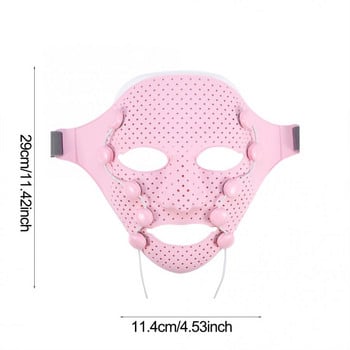 EMS Vibration Face Mask Αντιρυτιδικό Magnet Massage Facial SPA Θεραπεία αφαίρεσης ρυτίδων ακμής Chin Cheek Lift Up Slim Beauty Salon