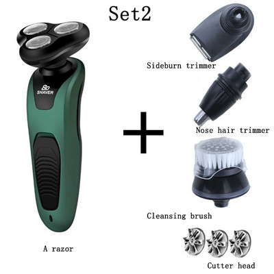 2022. Muški višenamjenski brijač, električni aparat za šišanje dlačica za nos, muški punjivi Za muškarce, žene Brijači Trimer za kosu, brada
