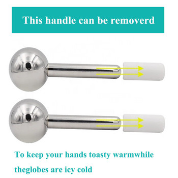 Ice Globes For Face Eyes & Body Unbreakable Cryo Sticks Facial Cold Roller for Face Cooling Skin Care Massage Tool for πρήξιμο